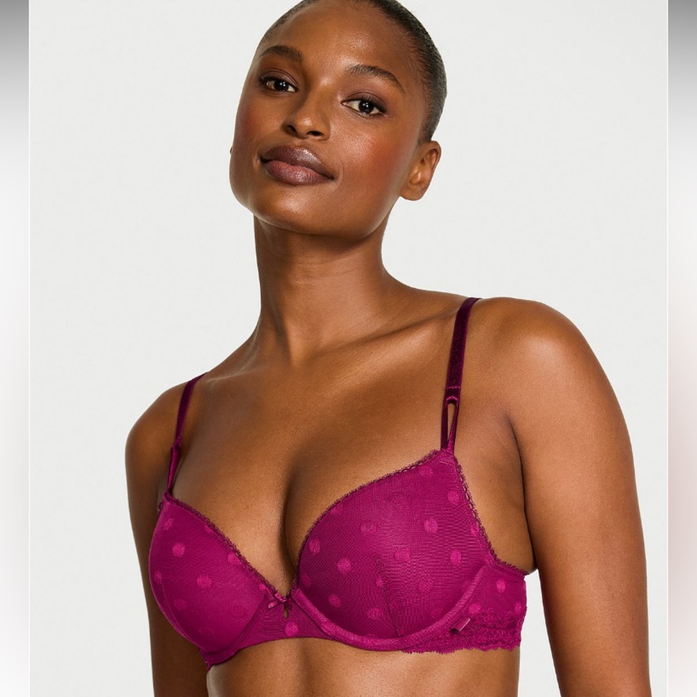 💋Victoria’s Secret Sheer Heritage push-up bra sz 40DD NWT